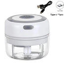 Portable Mini Chopper - Rechargeable USB Masher with Powerful