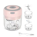 Portable Mini Chopper - Rechargeable USB Masher with Powerful