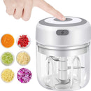 Portable Mini Chopper - Rechargeable USB Masher with Powerful